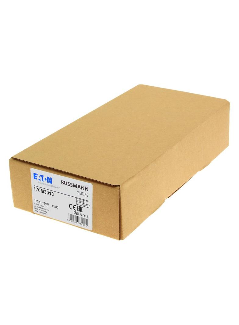 125A 690V 1*/80 aR INDICATOR FUSE Wkładka szybka 125A AC 690V compact DIN 1 45x45x104 mm, 170M3013 E