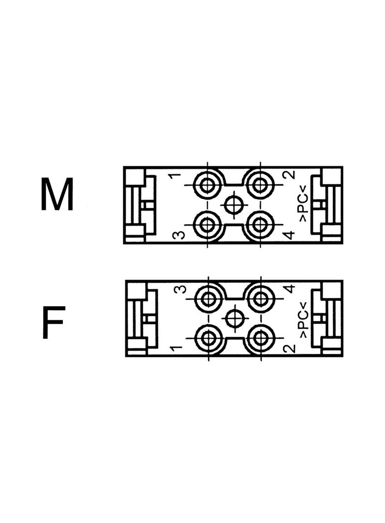MCS 4 ZF WKŁAD MODUŁOWY MĘSKI 10399600 LAPP KABEL
