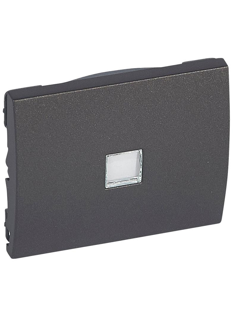 SISTENA LIFE KLAWISZ CHOCO POJEDYNCZY Z BEZBARWNYM OKIENKIEM PODŚWIETLENIA, Legrand