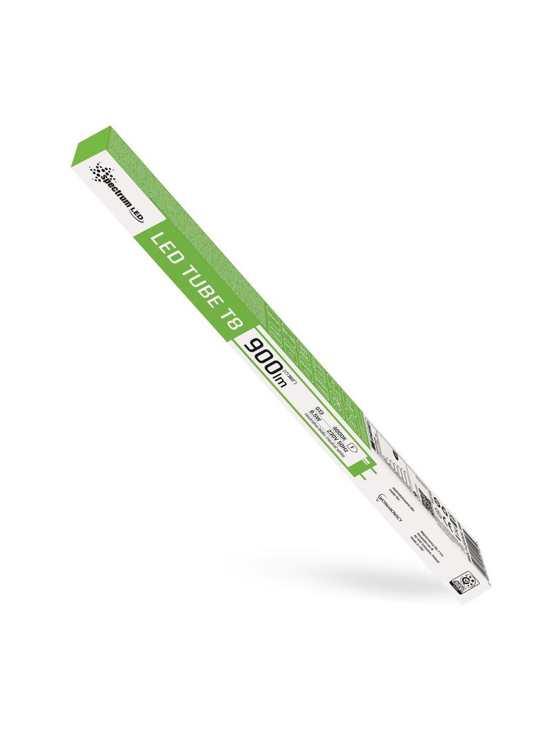 LED TUBE T8 SMD 2835 8.5W NW 28X600 glass SPECTR