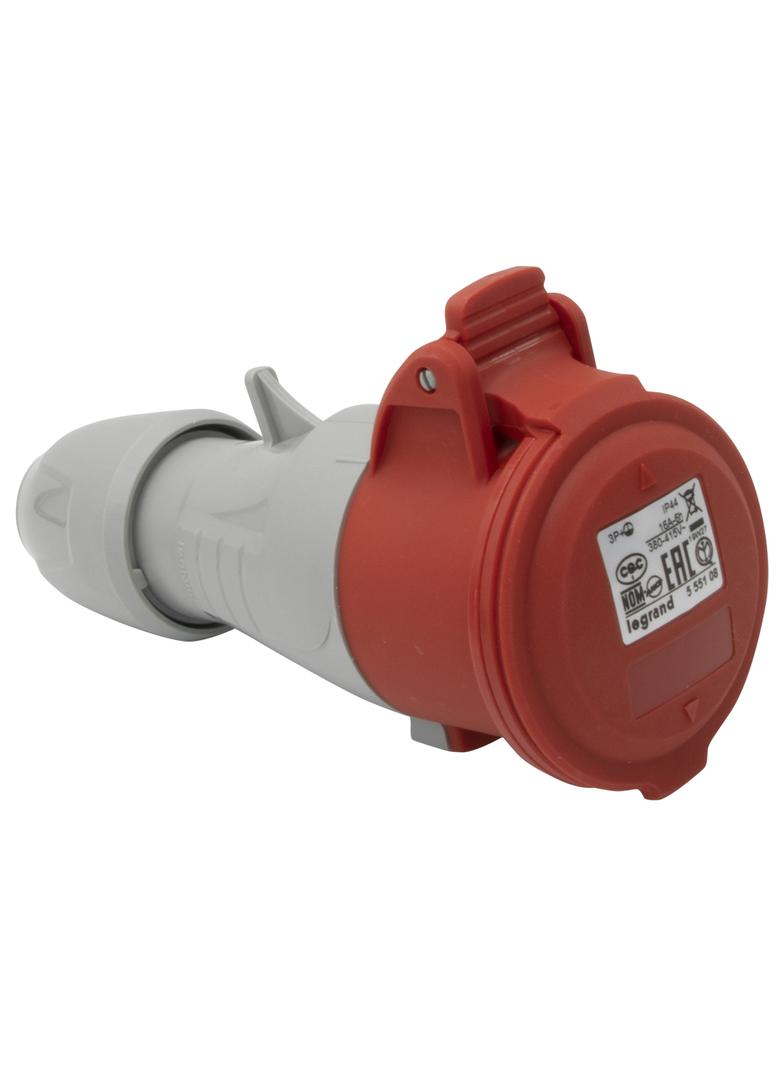 P17 Tempra Pro Gniazdo Przenośne 16A 3P+Z 400V IP44 555108 LEGRAND