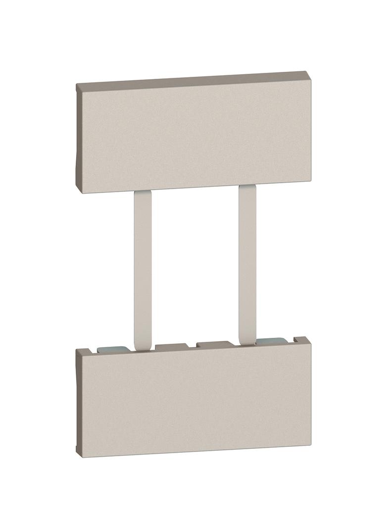 LIVING NOW - PLAKIETKA GNIAZDA US - EU/US - 2 MODUŁY - PIASKOWY BEŻ, Bticino