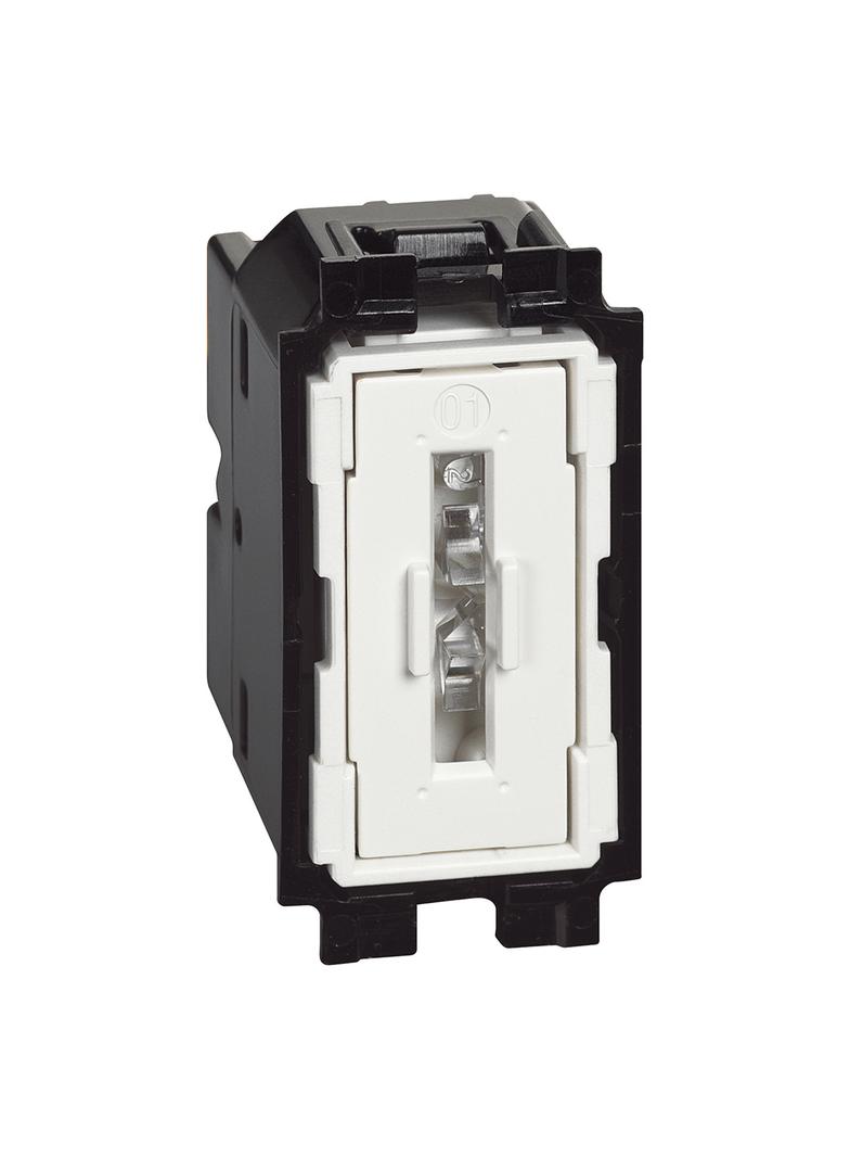 LIVING NOW - PRZYCISK 1-BIEGUNOWY - ZACISKI ŚRUBOWE - 1 MODUŁ, Bticino