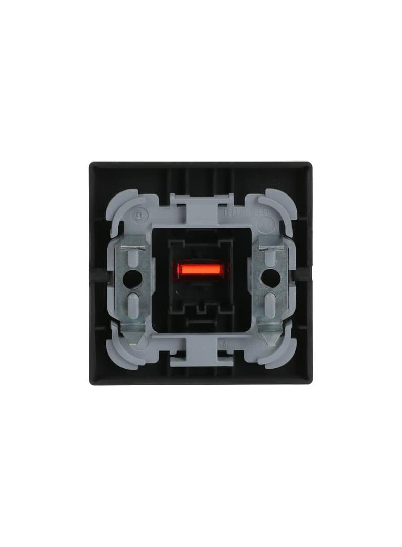 FUTURE Klawisz z nadrukiem z czerwonym okienkiem, do wyłączników: 2-biegunowego, 3-biegunowego czarn