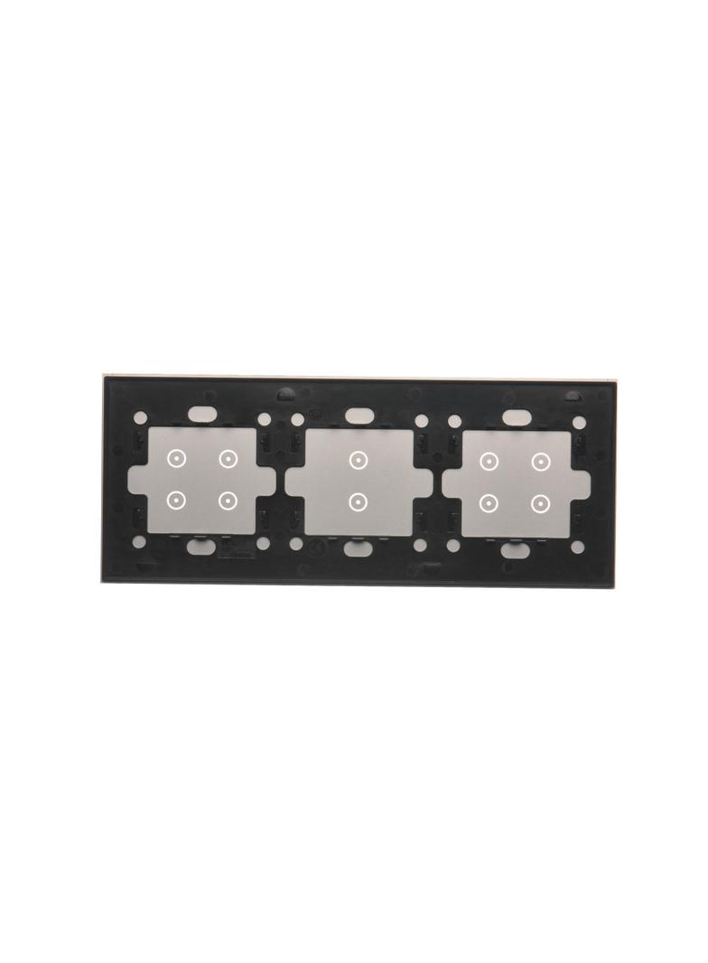 Simon 54 Touch Panel dotykowy S54 Touch 3 moduły 1 pole dotykowe + 2 pola dotykowe poziome + 1 pole dotykowe srebrna mgła DSTR3121/71 KONTAKT