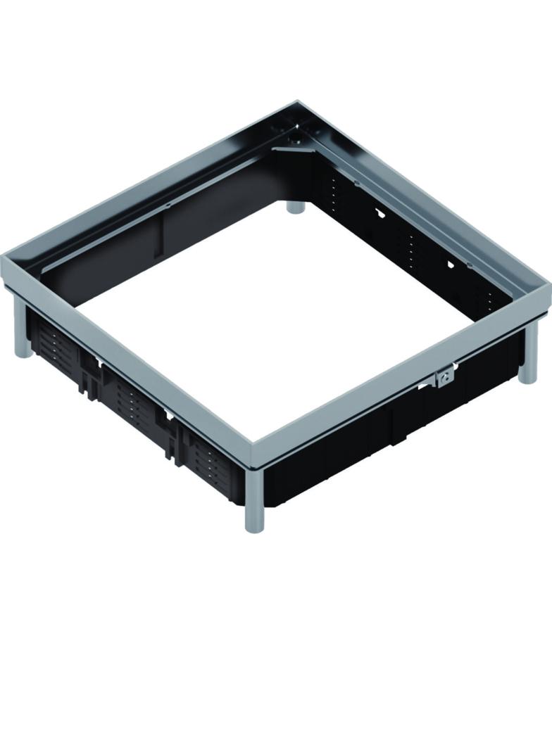 tehalit.VE-EE Baza do pokrywy pełnej/uchylnej Q12 244x244 15mm stal nierdzewna EKQ12115 HAGER