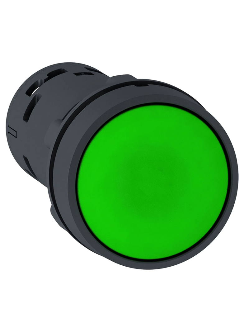 Harmony XB7 Przycisk płaski zielony z samoczynnym powrotem bez oznaczenia XB7NA31