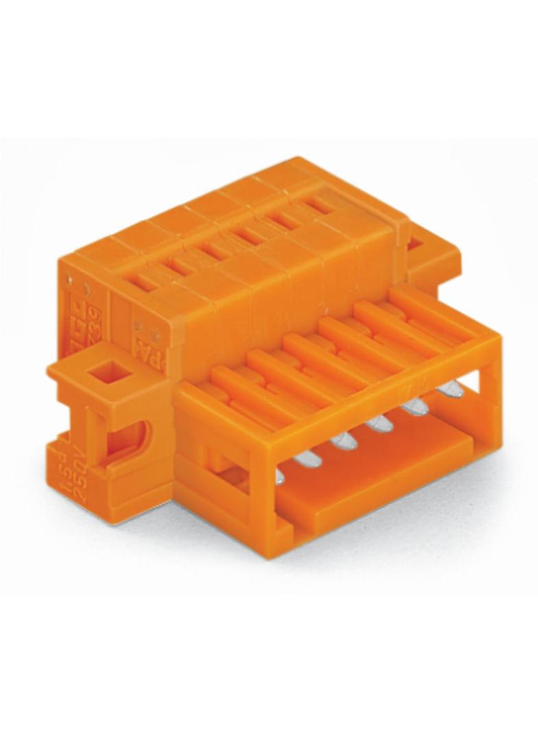 wtyk 12-bieg. raster 3,81 mm pomarańczowy