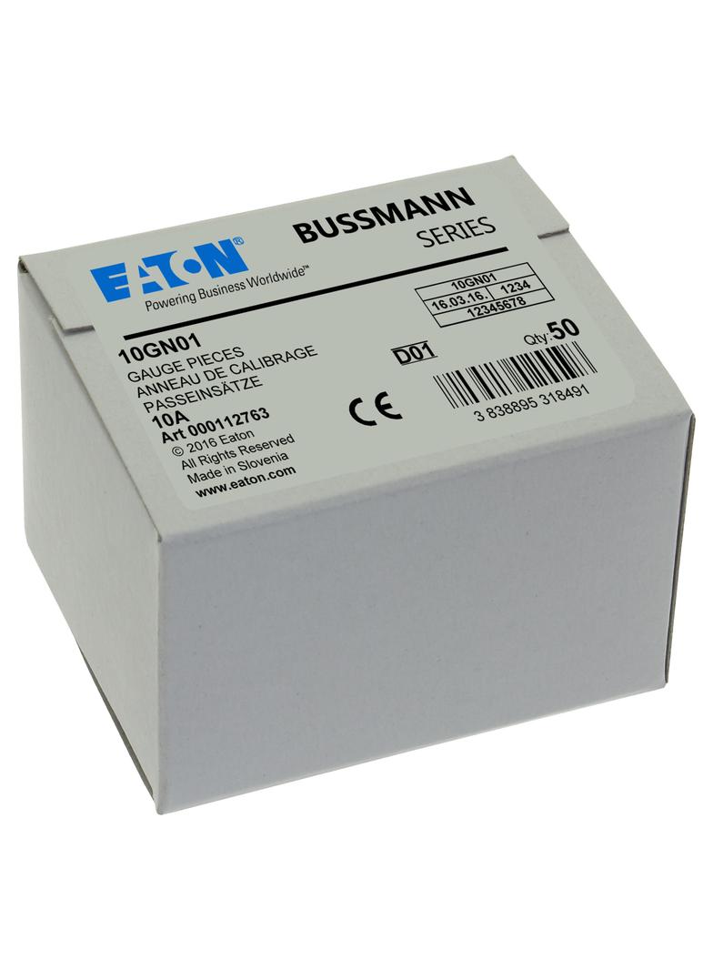 GAUGE PIECE DO1 10A 400V FOR E14 Wstawka kalibrowa D01 10A E14 10GN01 EATON