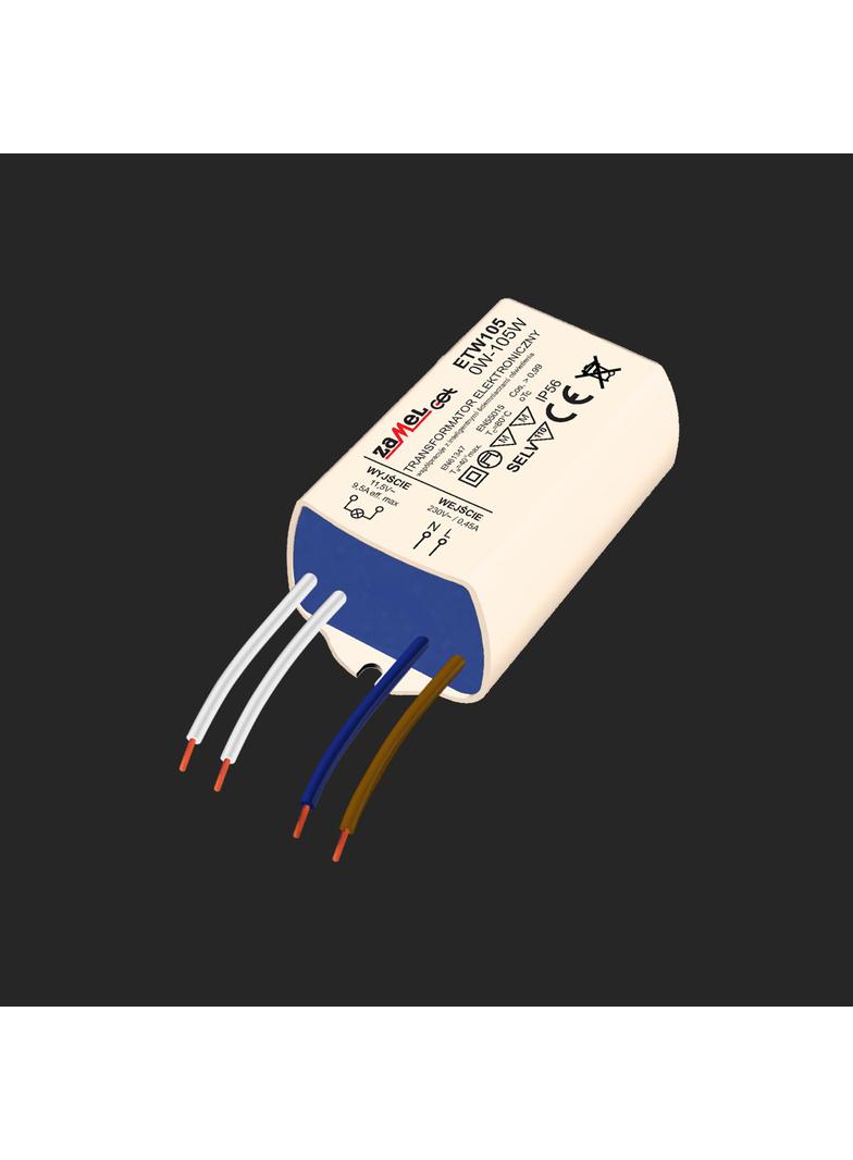 Transformator elektroniczny 230/11,5V 0-105W TYP: ETZ105