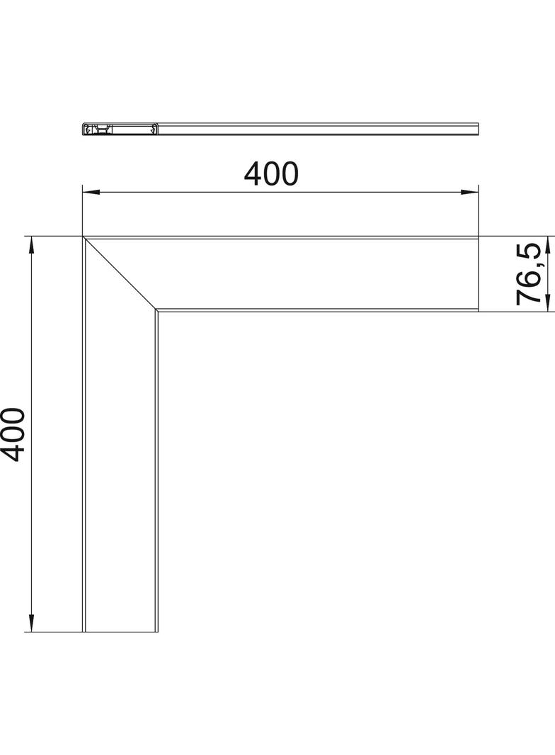 GA-OTFRW, Pokrywa naroża płaskiego