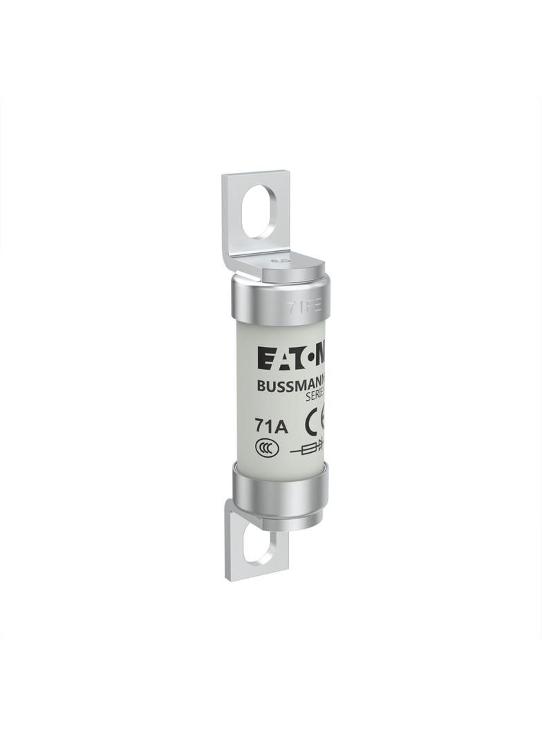 71A 690V IEC AC BS88 HIGH SPEED FUSE Wkładka szybka 71A AC 690V DC 500V BS88 19x77 mm aR, 71FE EATON
