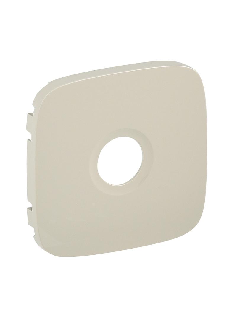 VALENA ALLURE - PLAKIETKA KREMOWA GNIAZDA TV KOŃCOWEGO TYPU ''F'' LUB KOŃCOWEGO LUB PRZELOTOWEGO LUB