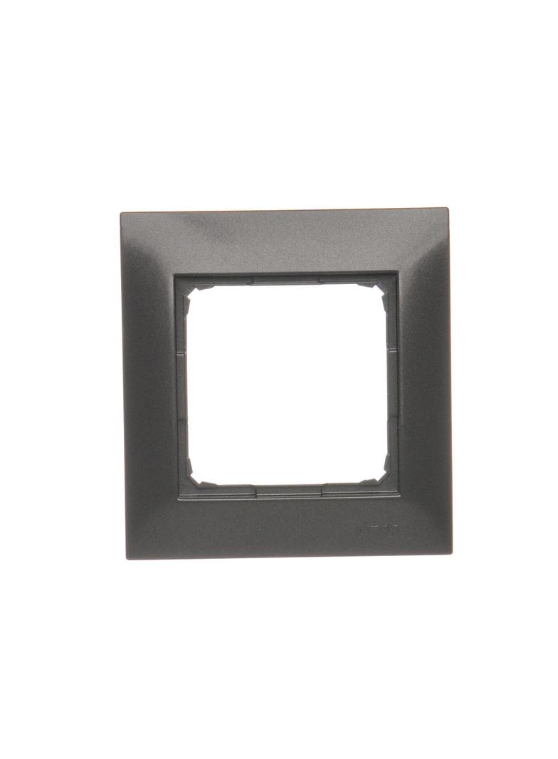 Simon 54 Premium Ramka 1-krotna PREMIUM do puszek karton-gips IP20 / IP44 antracyt DRK1/48 KONTAKT