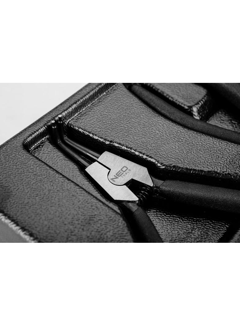 Szczypce segera do pierścieni osadczych, zestaw 4 szt., wkładka