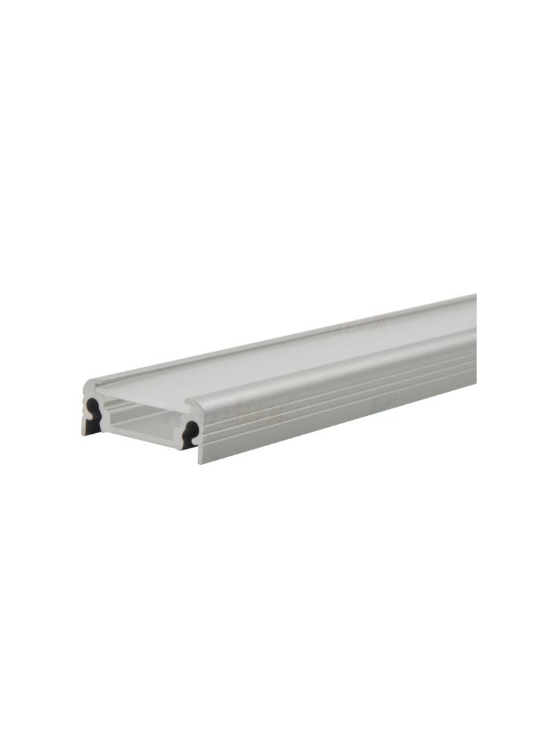 PROFILO D 2m Profil do taśm LED PROFILO D 2M (kpl.10 szt.x2m) anodowany KANLUX