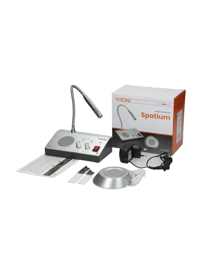 Interkom kasowy przewodowy system dwustronnej komunikacji głosowej SPATIUM IC-1 ORNO
