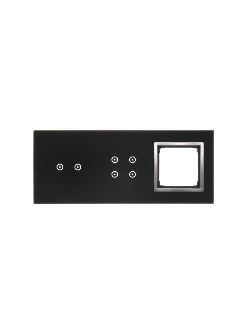 Simon 54 Touch Panel dotykowy S54 Touch 3 moduły 2 pola dotykowe poziome + 4 pola dotykowe + 1 otwór na osprzęt S54 księżycowa lawa DSTR3240/74 KONTAKT