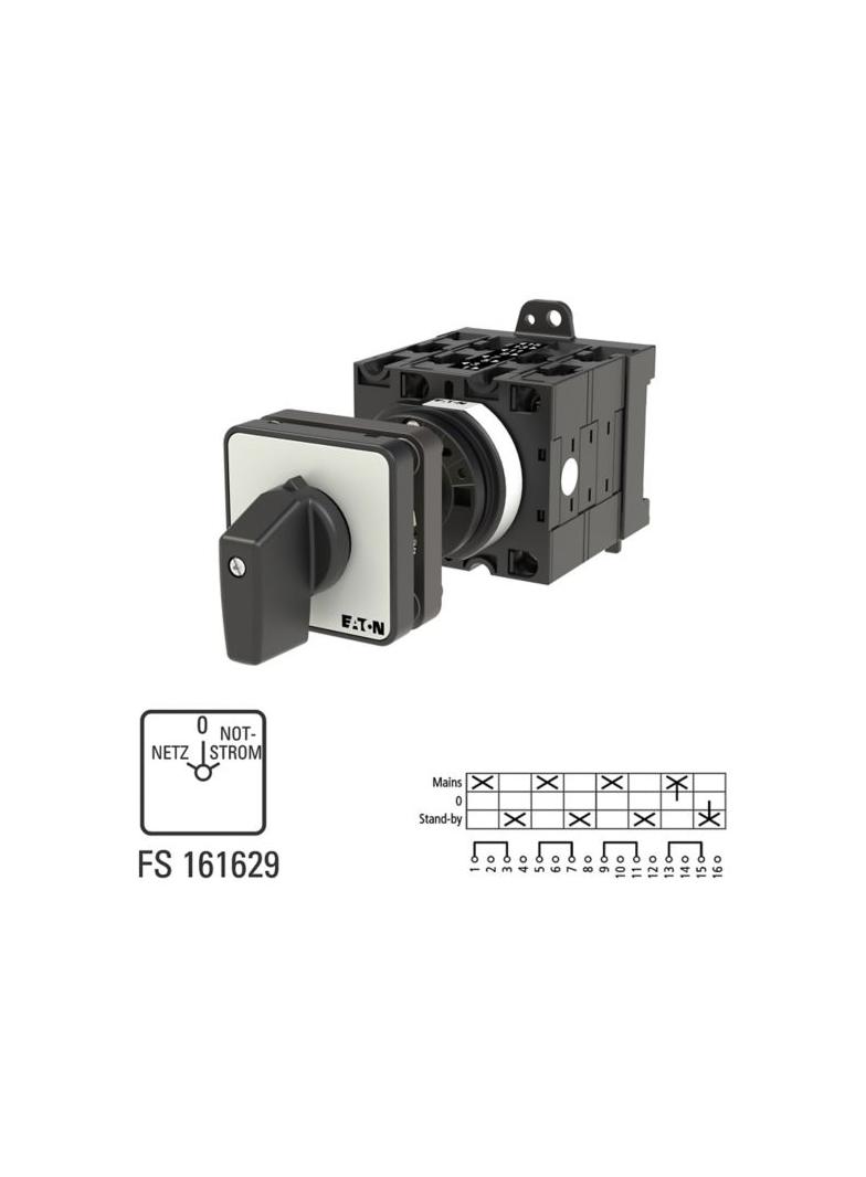 T3-4-8902/Z Łącznik krzywkowy 32A 13kW 215225 EATON