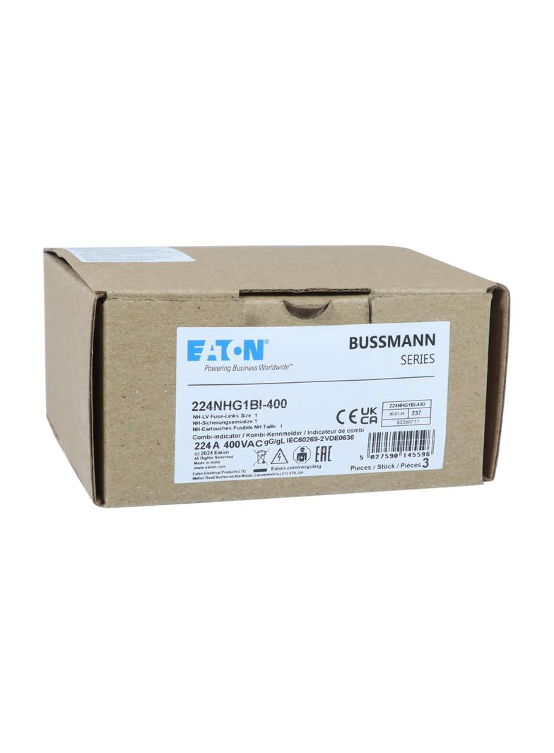224NHG1BI-400 Wkładka NH 224A 400V GG/GL Rozmiar 1 224NHG1BI-400 EATON