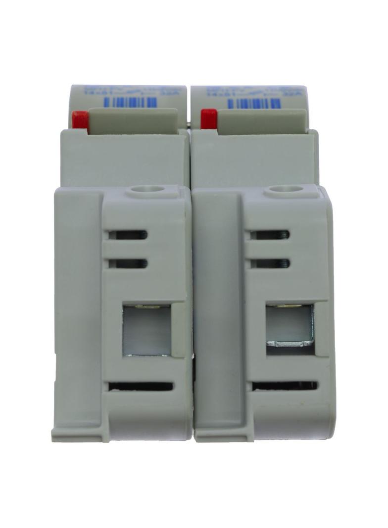 2 Pole 14x51 MFH PV Neon Indicator Podstawa wkł. cyl. 14x51 gPV 2p 32A 1500 Vdc wskaźnik fotow CHPV1