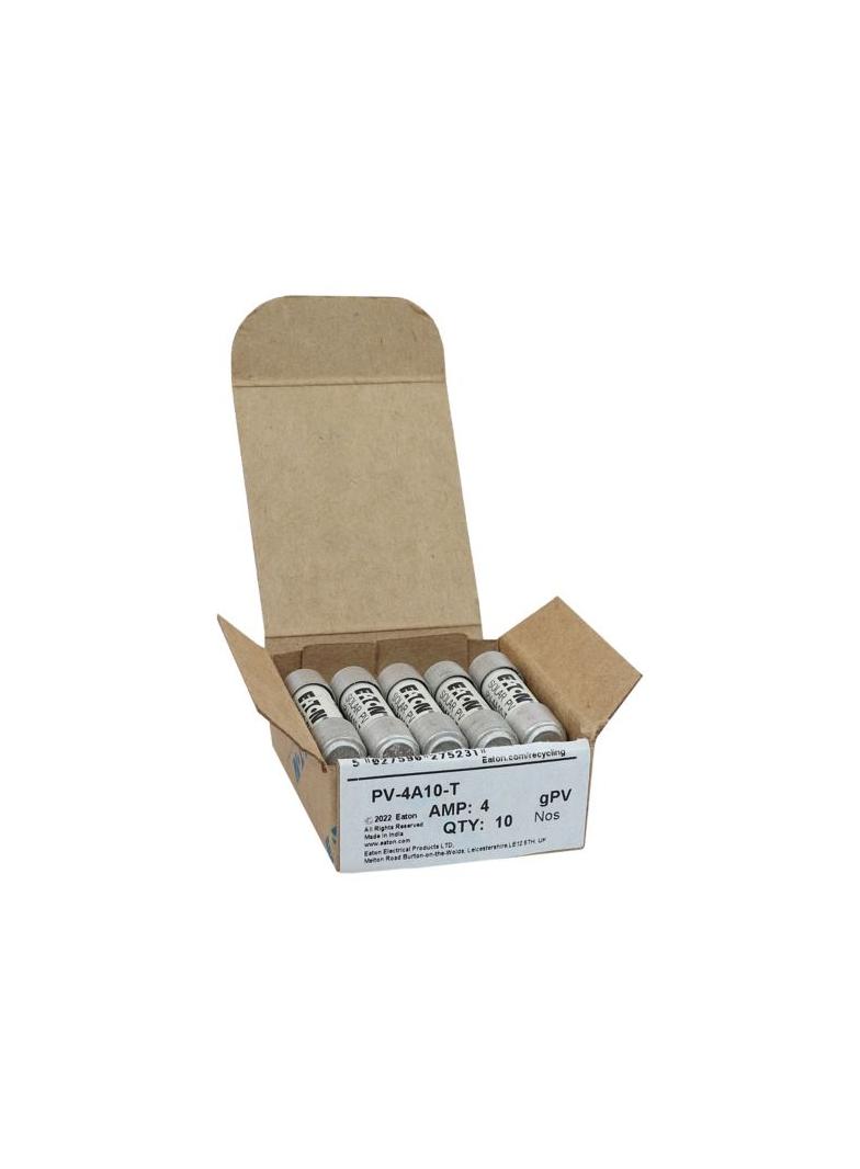 PV-4A10-T Wkładka PV cylindryczna 4A 1000V DC 10x38MM z etykietą PV-4A10-T EATON