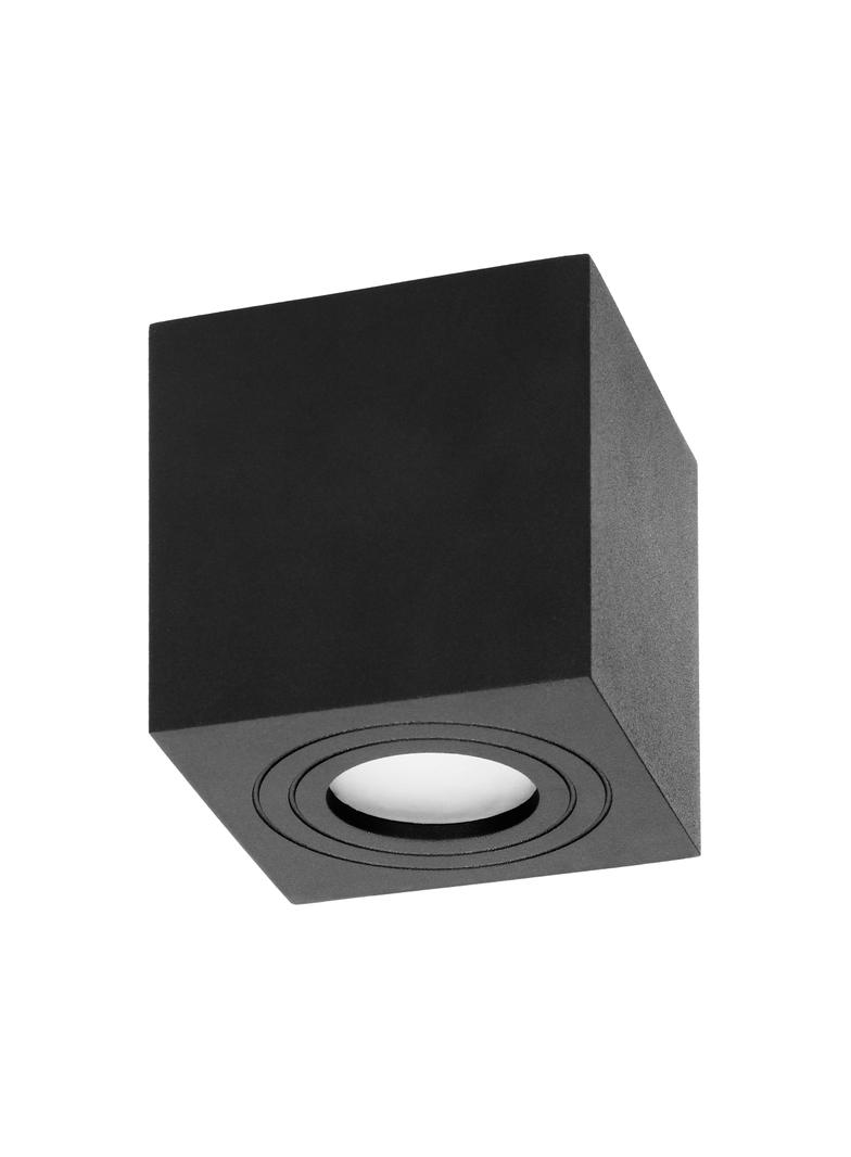 MEGY DLS GU10 downlight max 50W IP54 kwadrat czarny aluminium AD-OD-6143BGU10 ORNO