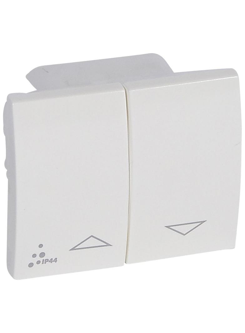 SISTENA LIFE KLAWISZ ARCTIC PODWÓJNY IP44 DO MECHANIZMÓW STEROWANIA ROLETAMI, Legrand