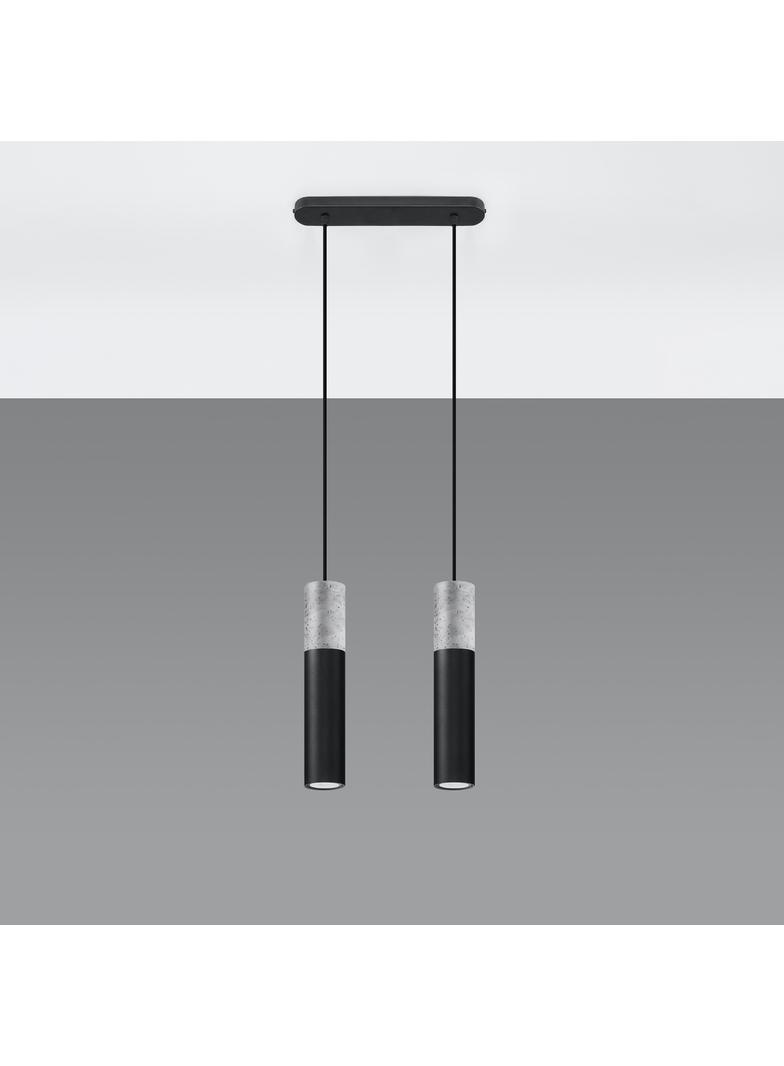 Lampa wisząca BORGIO 2 czarny