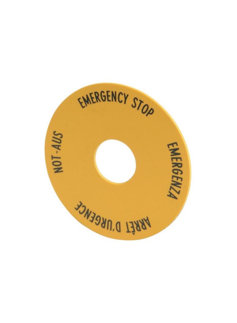 M22-XBK1 szyld do przycisku M22-PV..w 4 językach 216483 EATON