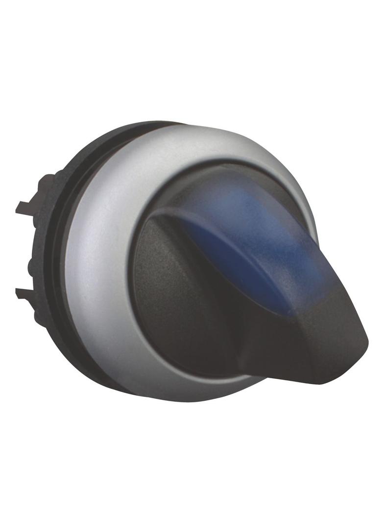 M22-WLKV-B Przełącznik 2 położeniowy niebieski bez samopowrotu i z możliwością podświetlenia 284397