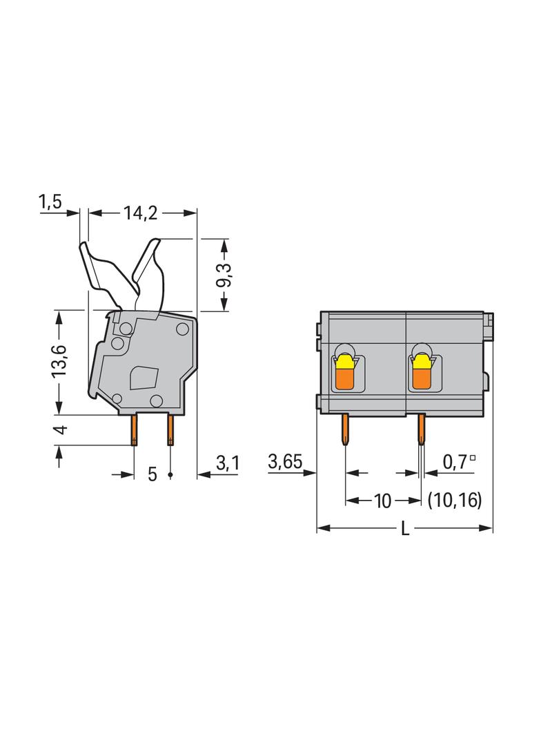 złączka do płytek drukowanych