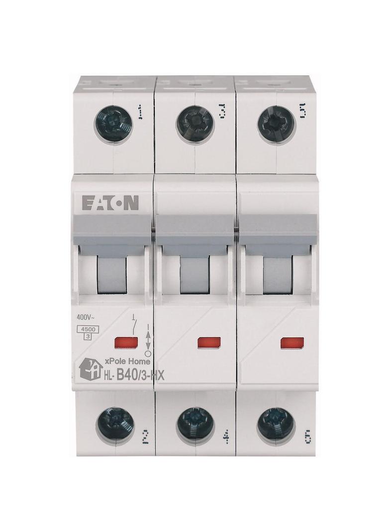 HN-B40/3 Wyłącznik nadprądowy 6kA B40A 3P 194885 EATON