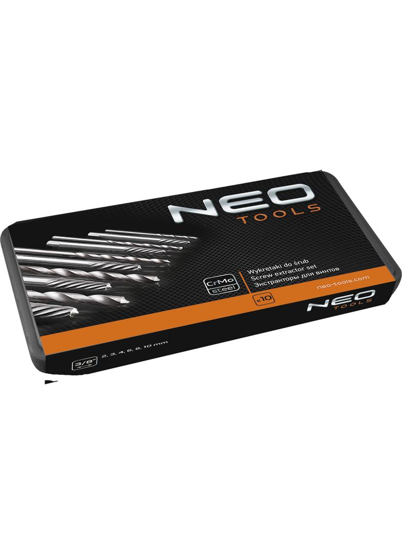 Wykrętaki do zerwanych śrub z wiertłami pilotującymi, zestaw 10 szt.