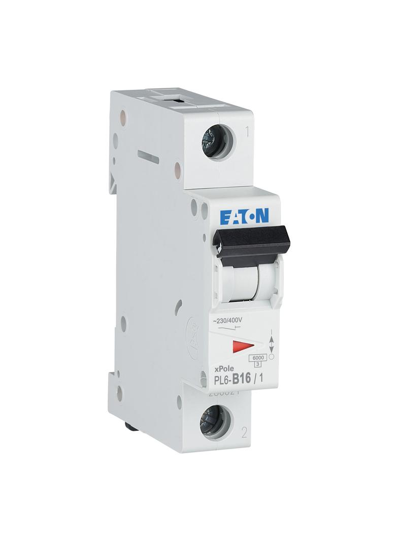 PL6-B16/1 Wyłącznik nadprądowy 6kA B16A 1P 286521 EATON