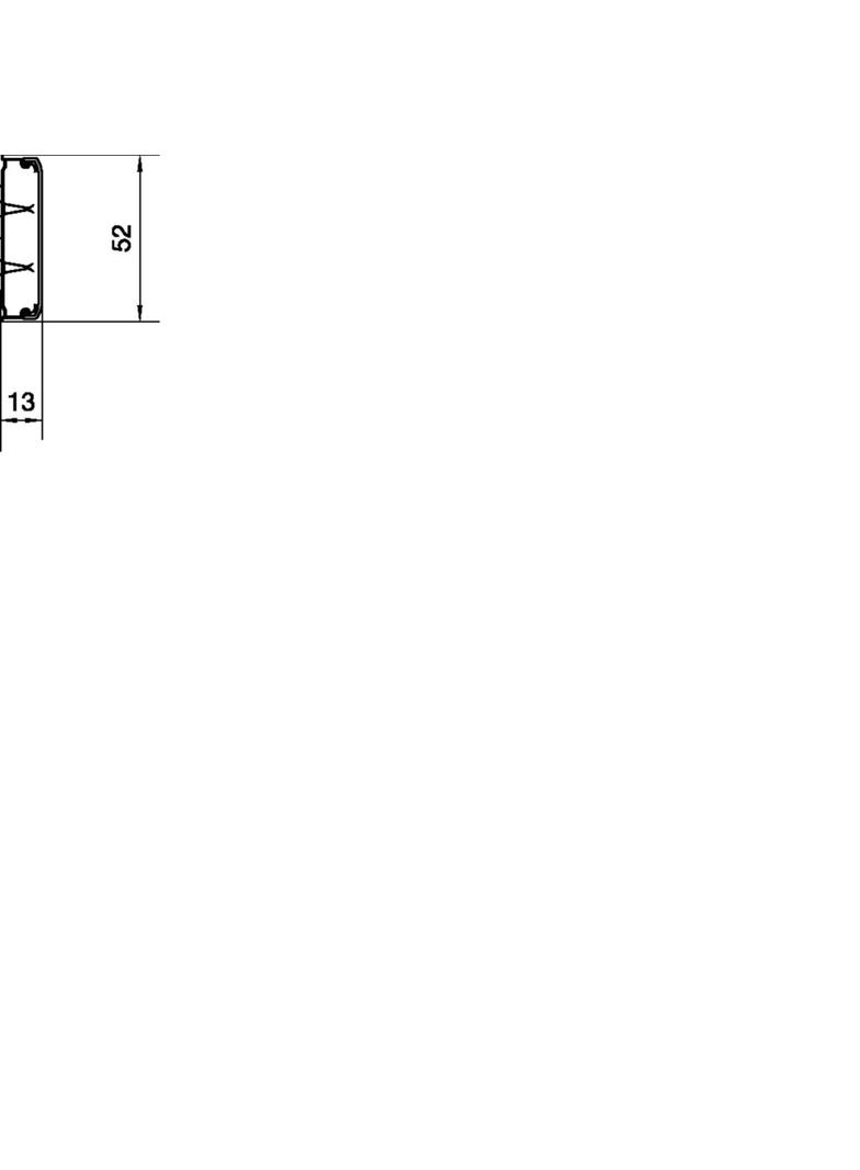 tehalit.ateha Kanał 12x50 L=2,0m, 3 komory, biały ATA125029016 HAGER