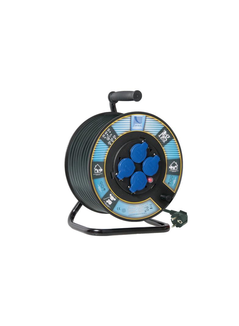 PB H05RR  F 3x1,5 - 25m, 4xGZ16A (250V), IP 44