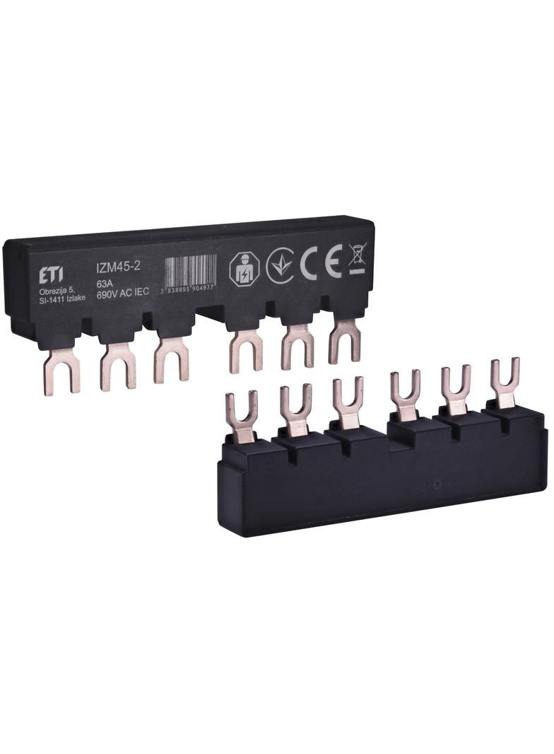 IZM45-2 Izolowana szyna łączeniowa (do 2xMPE25)