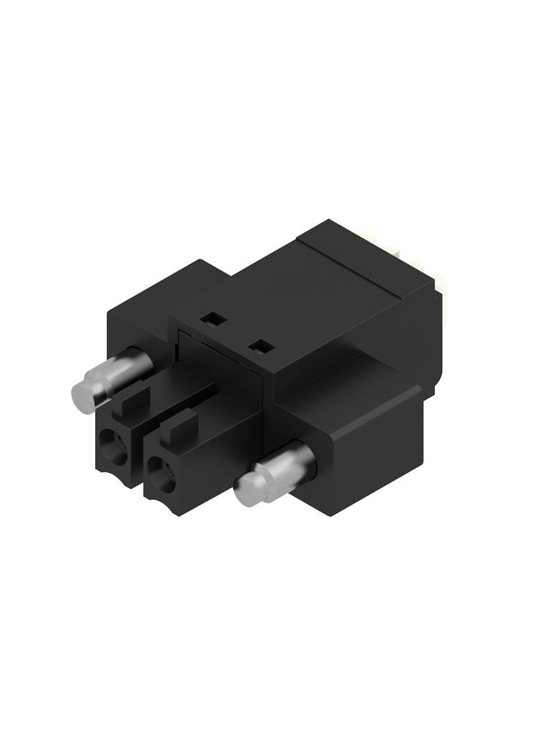 BCF 3.81/02/180F SN BK BX Wtyk PCB (złącze wiązki), listwa z gniazdami, 3.81 mm, Liczba biegunów: 2, PUSH IN, Złącze sprężynowe /50szt./ 1971500000 WEIDMÜLLER