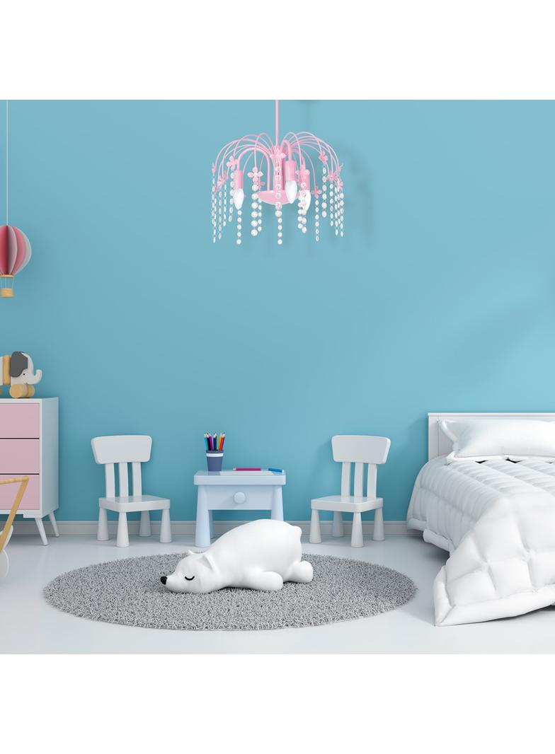 Milagro plafon Laura 3xE14 różowy MLP1137