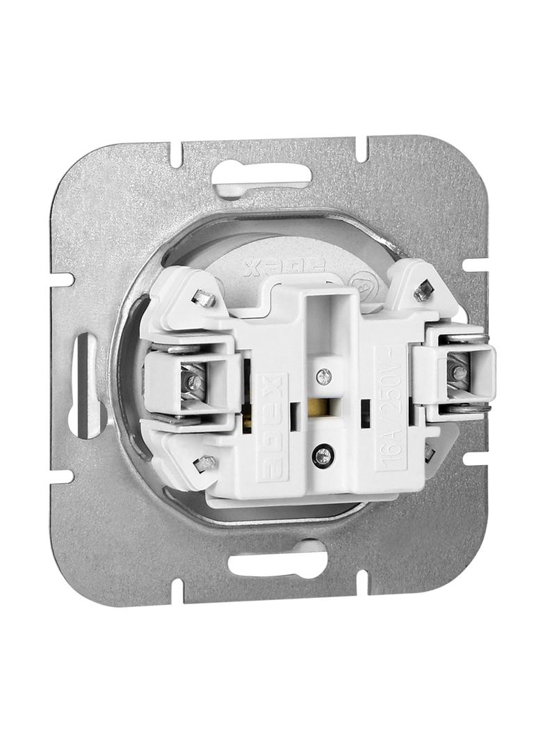 Gniazdo pojedyncze podtynkowe 2P+Z Pearl, 16A, 250V, PT-16P, antracyt