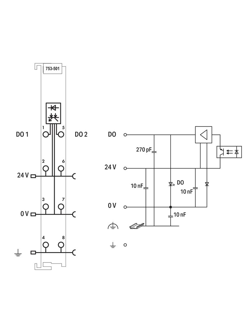 moduł 2DO 24V DC 0,5A
