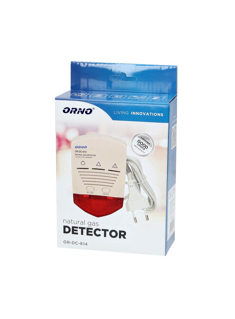 Czujnik gazu ziemnego sieciowy z wyjściem przekaźnikowym OR-DC-614 ORNO
