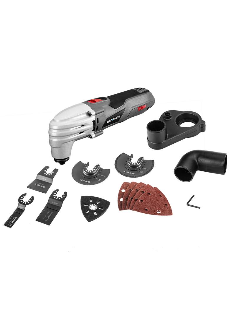 Urządzenie wielofunkcyjne 250W, ilość oscylacji 15000-21000 min?1, walizka