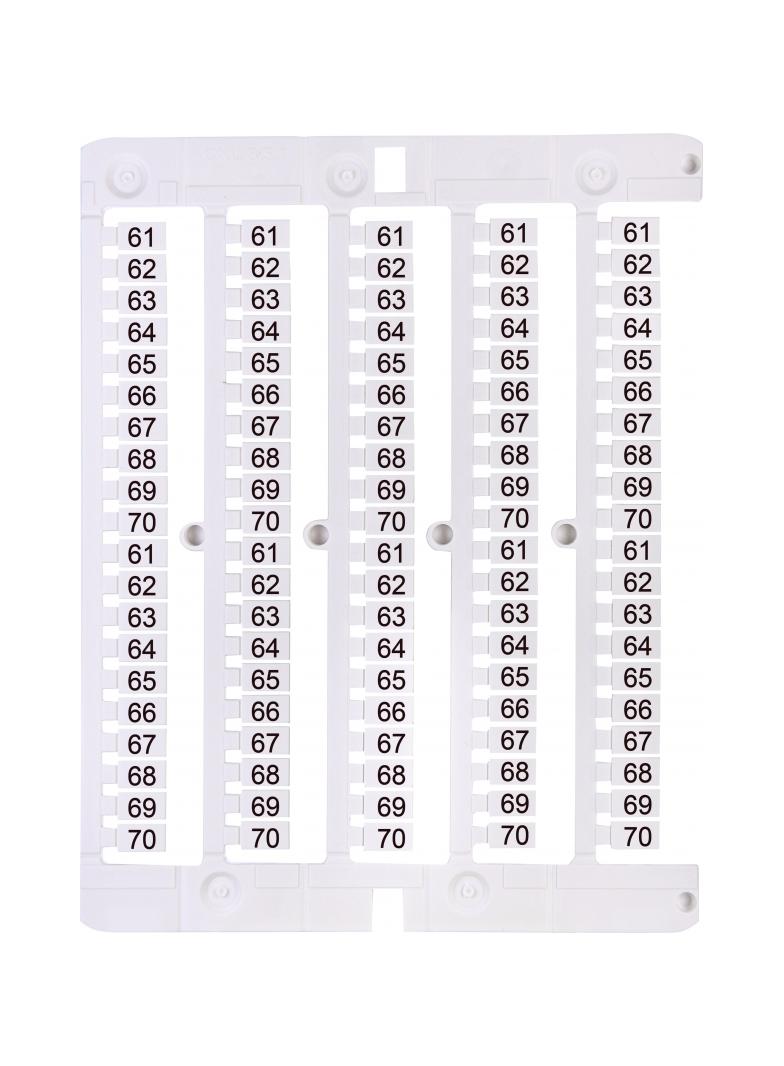 Oznacznik 61 do 70 (100 szt.) ES-NU0851570 003903103 ETI