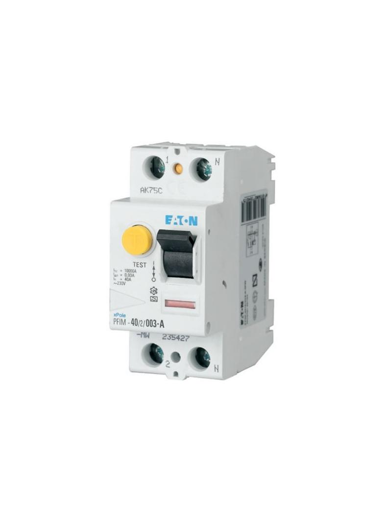 PFIM-63/2/05-MW Wyłącznik różnicowoprądowy 10kA 63A 2P 500mA typ AC 235401 EATON