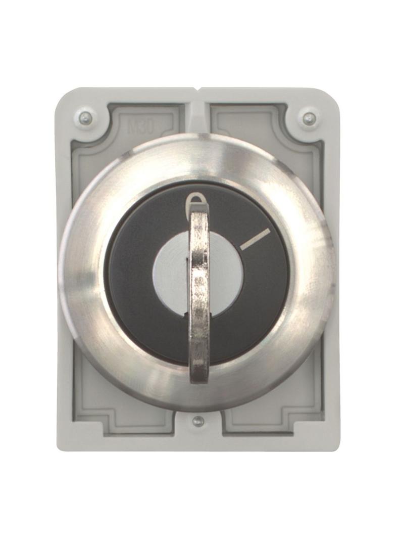 M30I-FWS-MS3 Przełącznik kluczykowy 30mm 2-pozycyjny z samopowrotem MS3 stal nierdzewna 188175 EATON