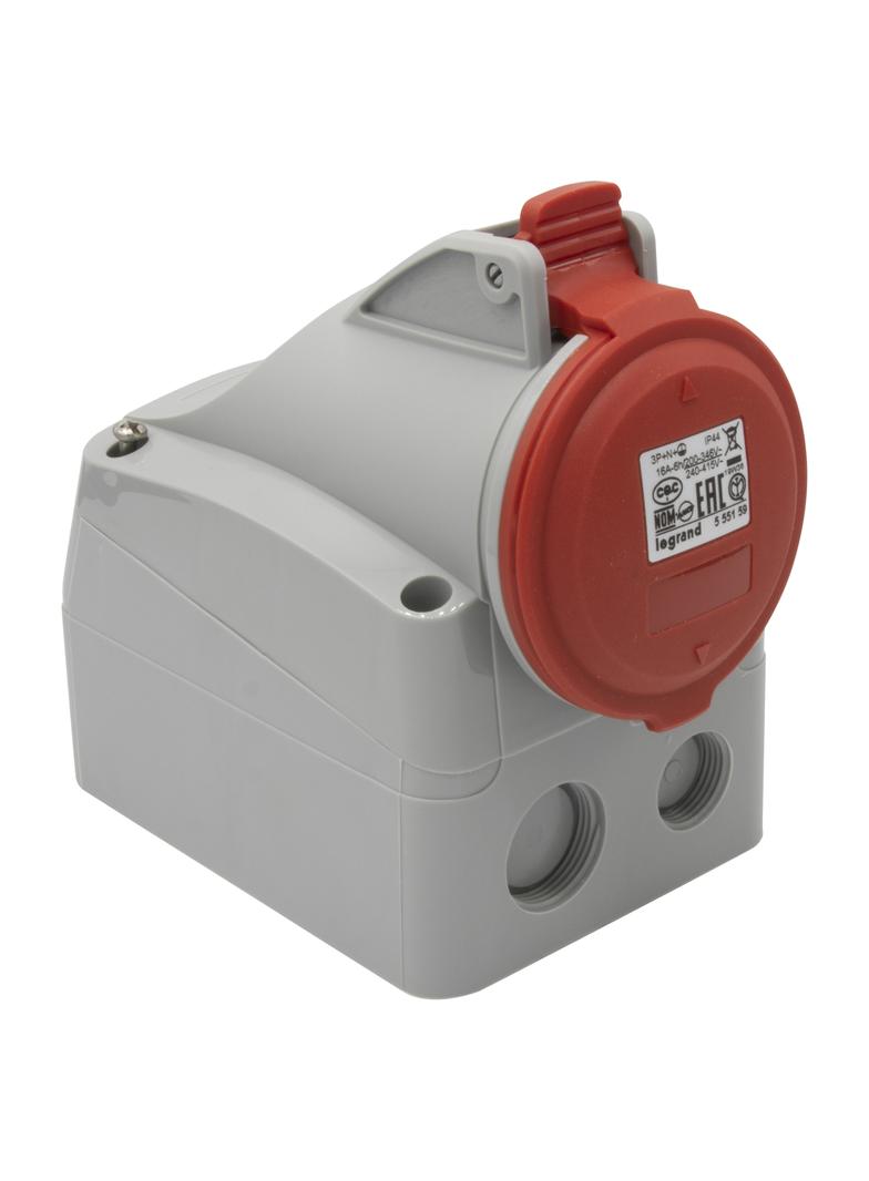 P17 Tempra Pro Gniazdo Stałe 16A 3P+N+Z 400V IP44 555159 LEGRAND