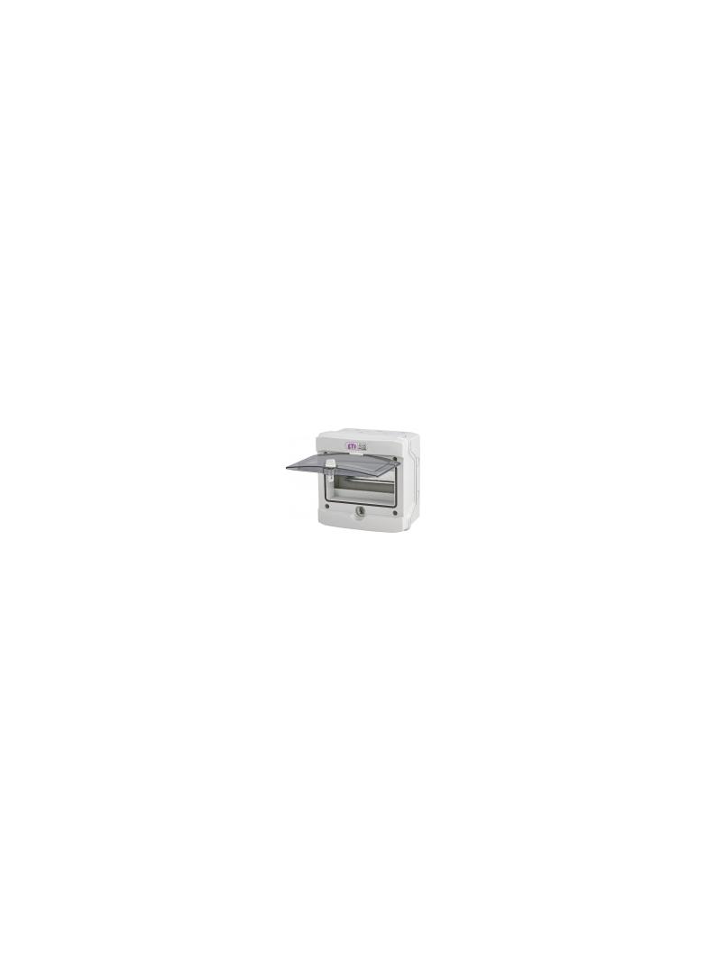 Rozdzielnica natynkowa 1x8 IP65 drzwi transparentne ECH-8G 001101061 ETI