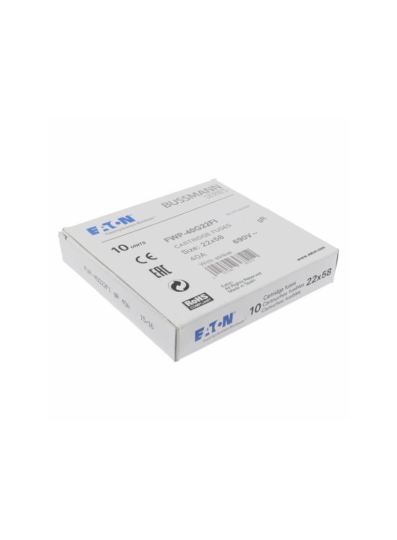 40A 690V AC gR 22X58mm FUSE WITH STRIKER Wkładka szybka 40A AC 690V 22x58 gR IEC UL wybij FWP-40G22F
